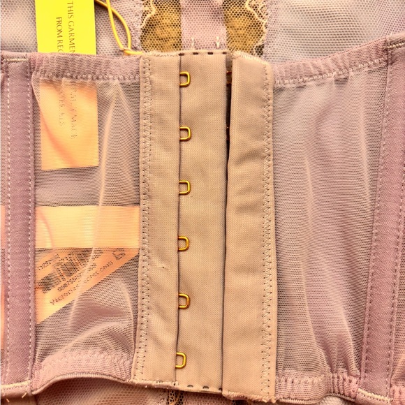 Victorias Secret Dream Angels Strapless Embroidered Floral Corset Bra - Picture 5 of 6